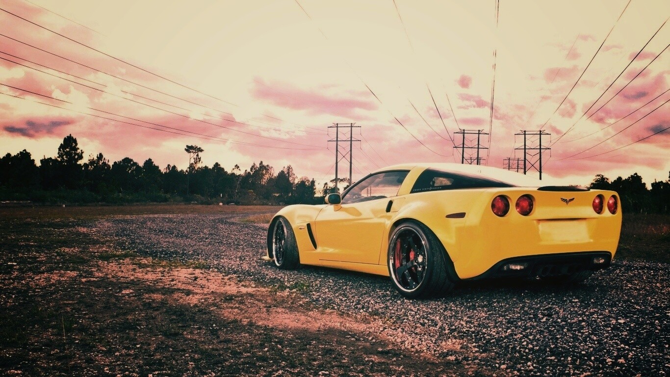 Chevrolet corvette обои
