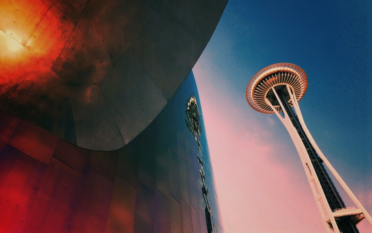 Space Needle Tower обои