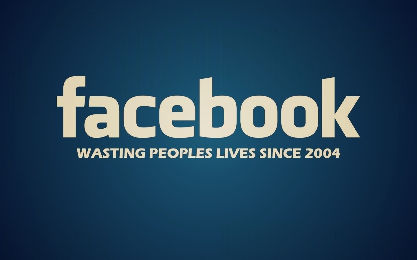 Facebook - жизнь на свалку обои