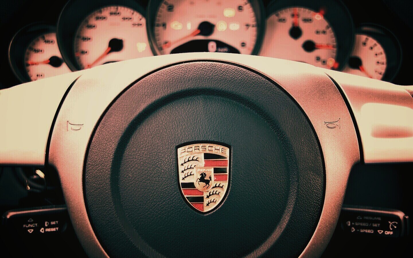 Руль Porshe обои