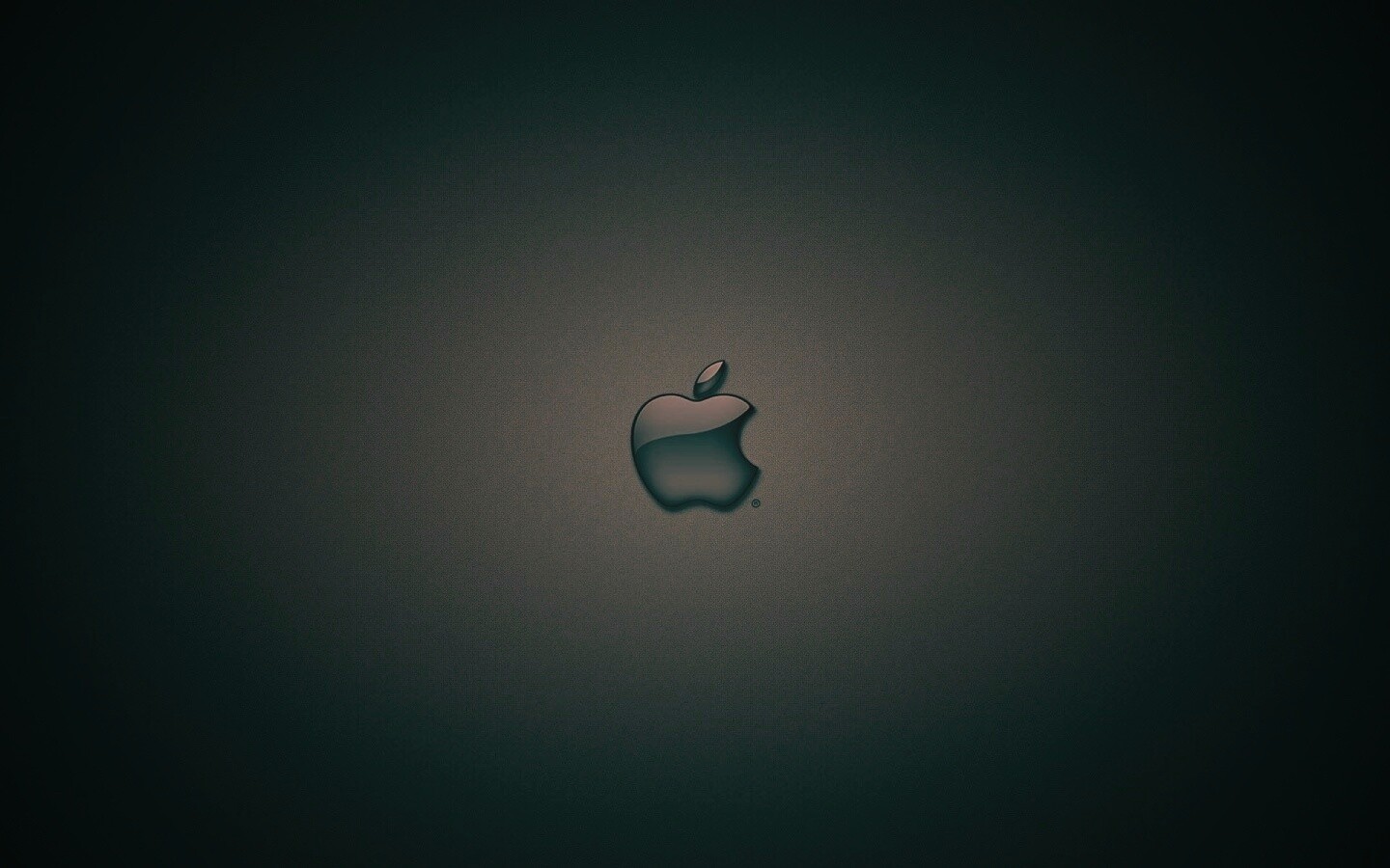 Логотип apple в стекле обои