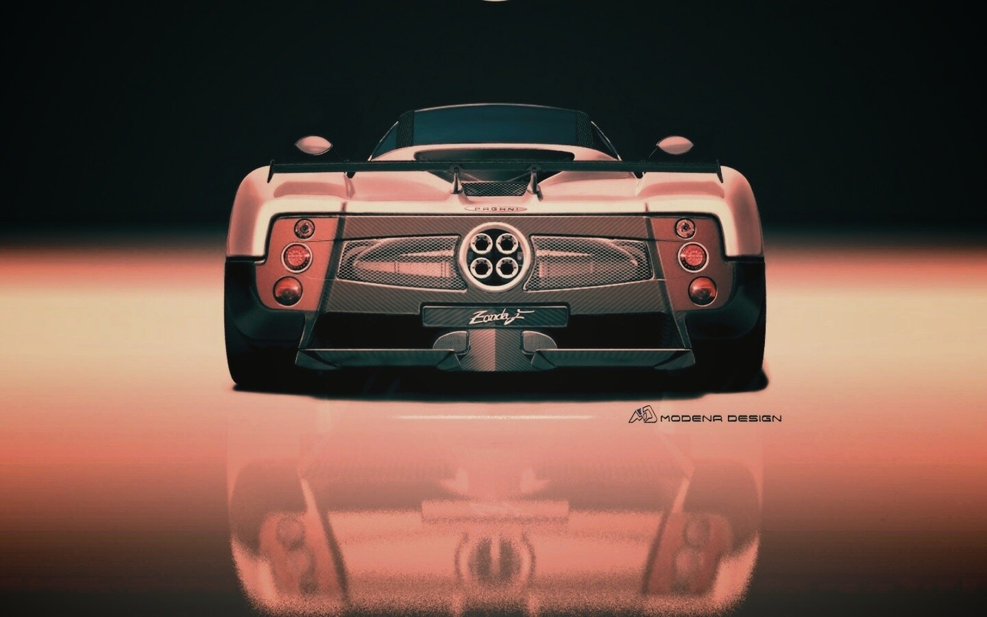 Pagani Zonda рендер обои