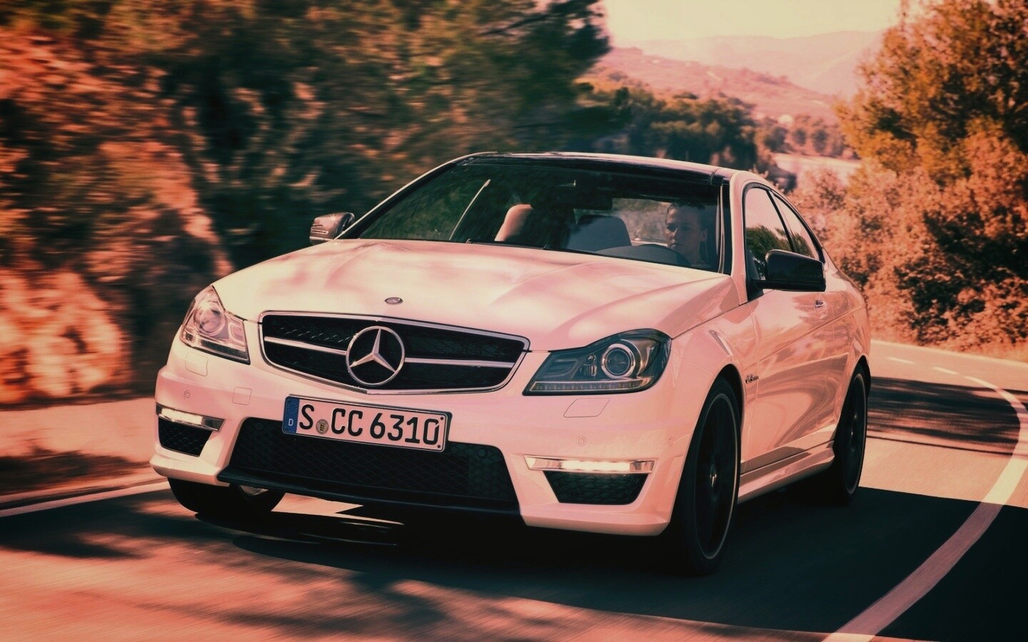 Mercede C63 обои