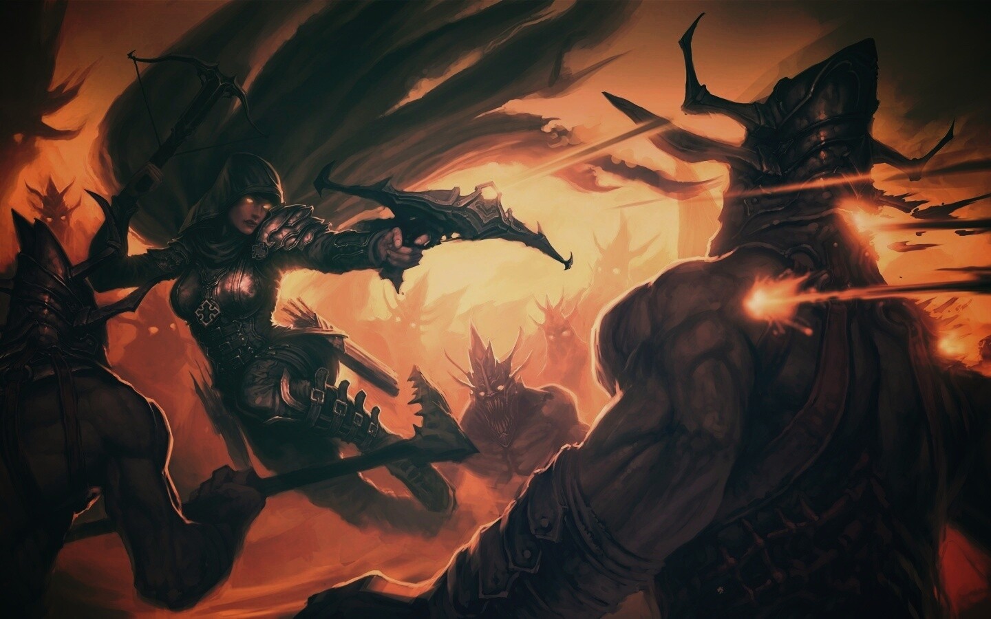 Охотник на демонов из Diablo 3 обои