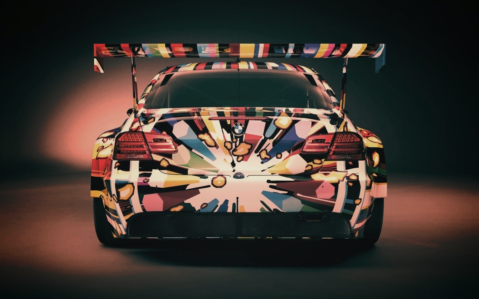 BMW  в сумасшедшем окрасе обои