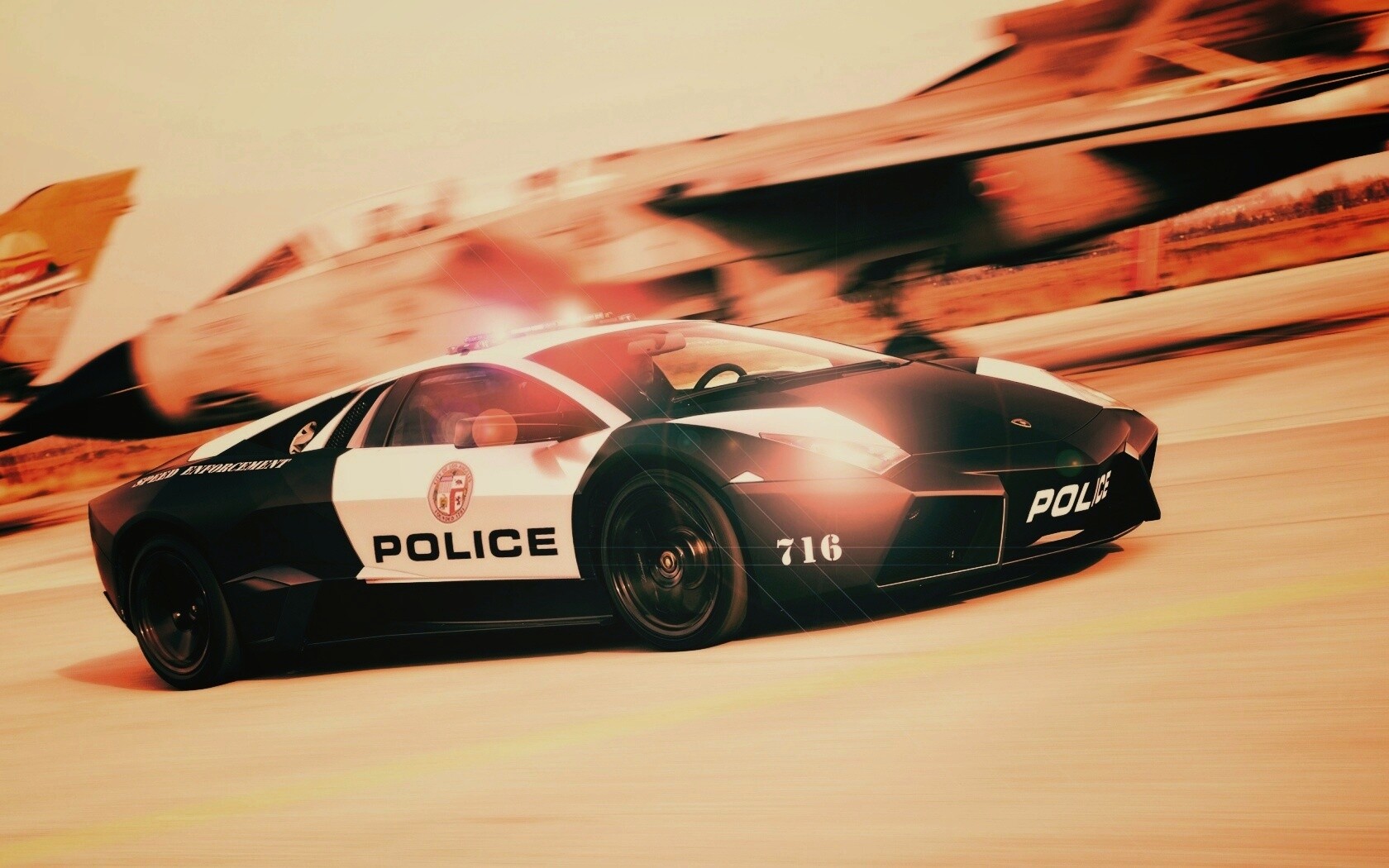 Полицейска Lamborghini из NFS обои