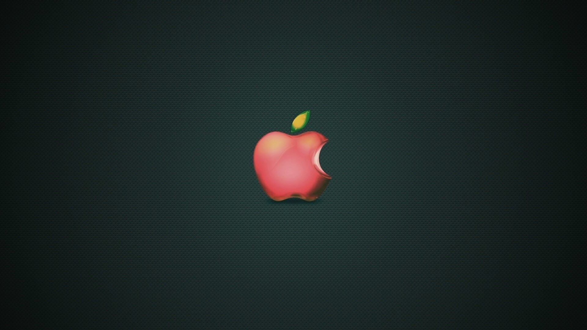 Реалистичный логотип Apple обои