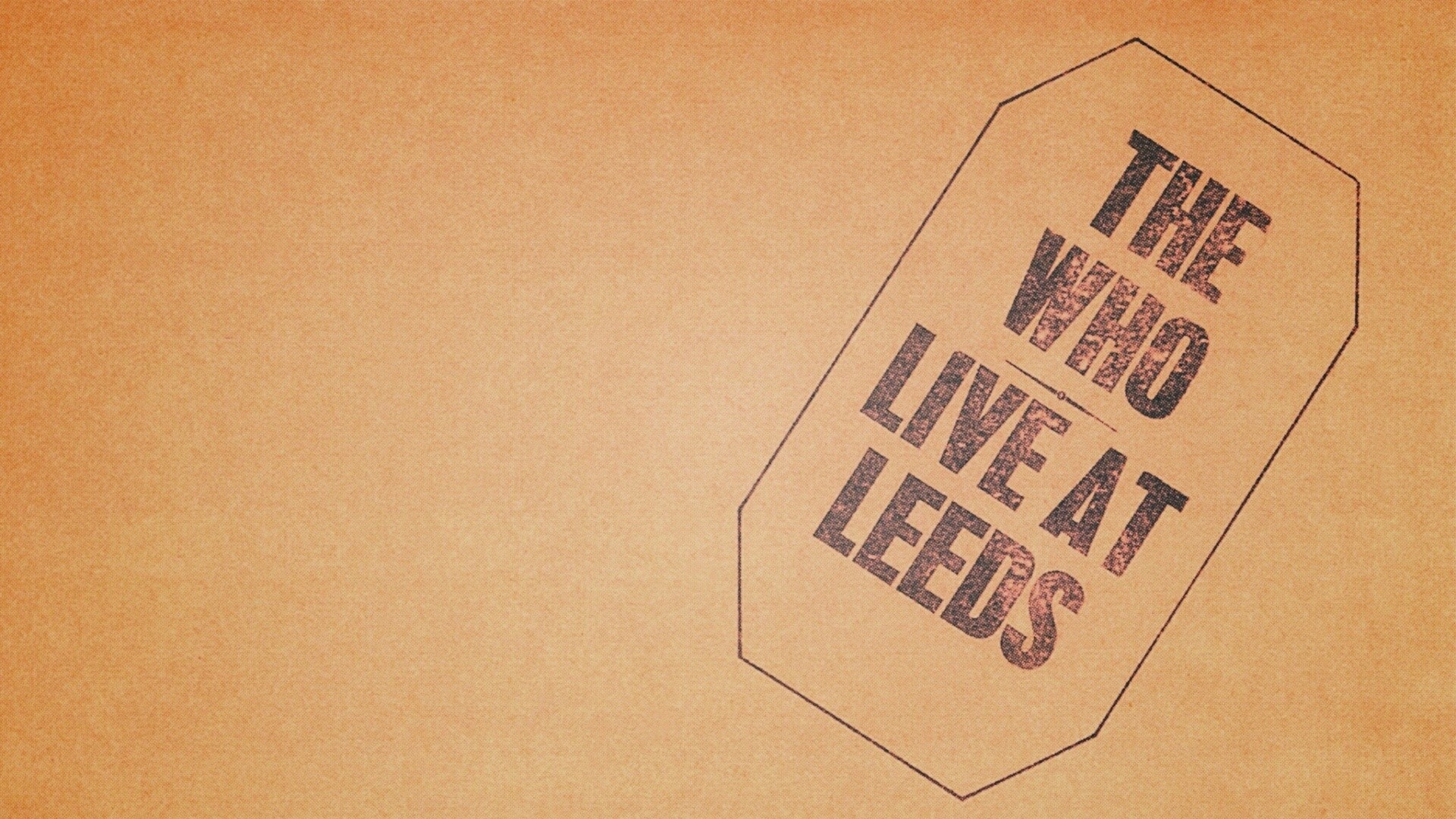 The who live at leeds обои