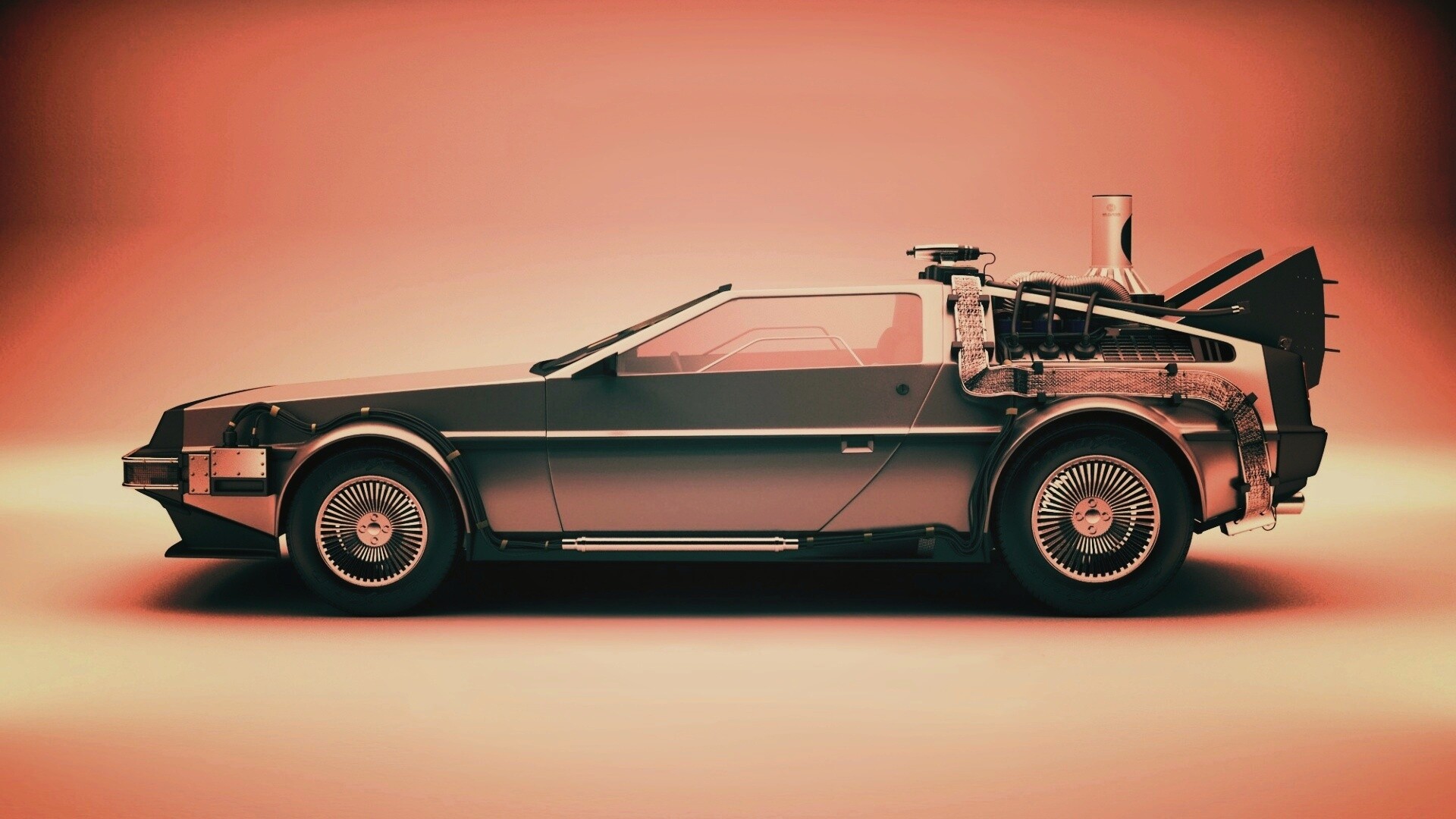 DeLorean машина времени обои