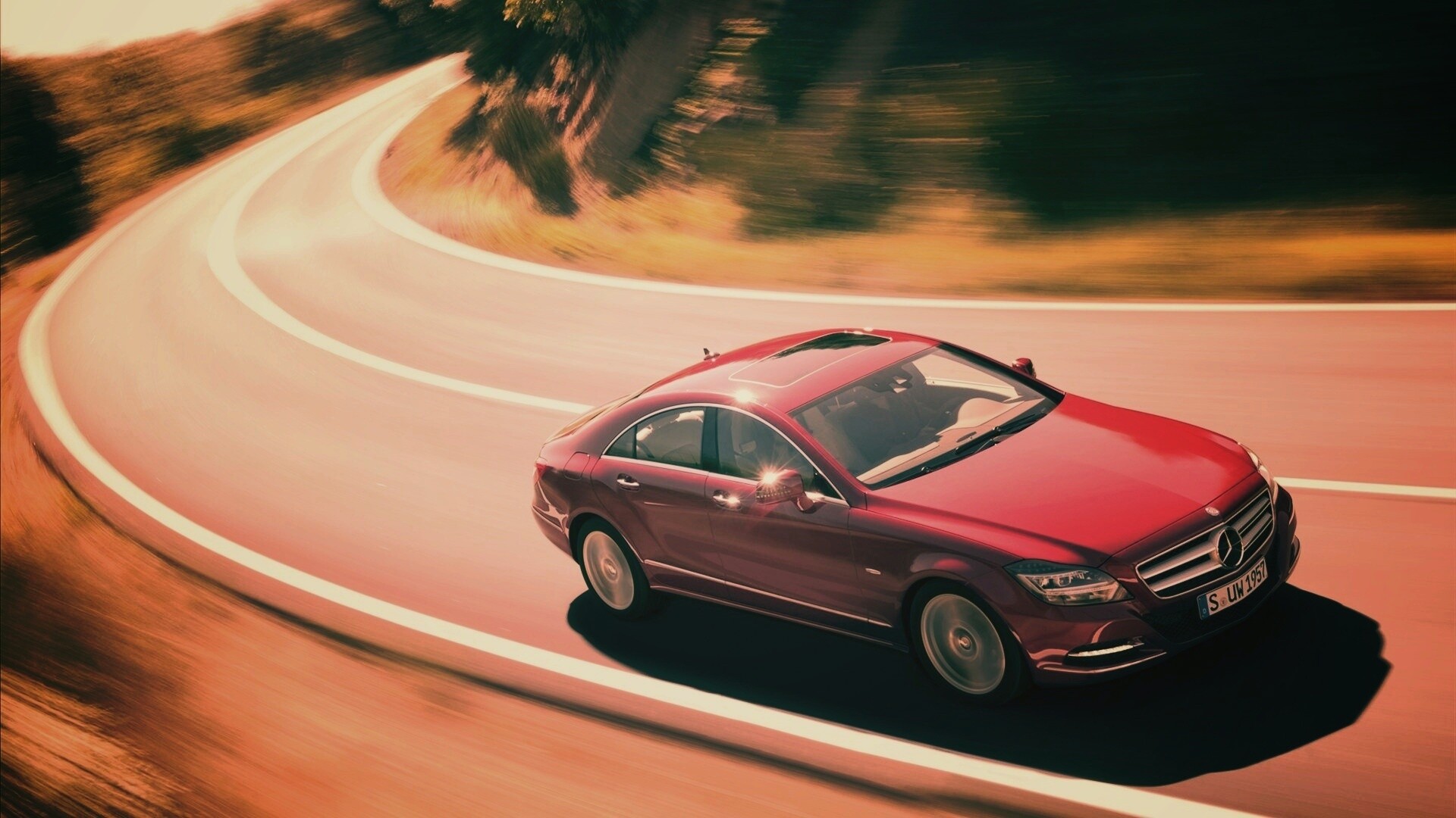 Mercedes CLS 550 обои