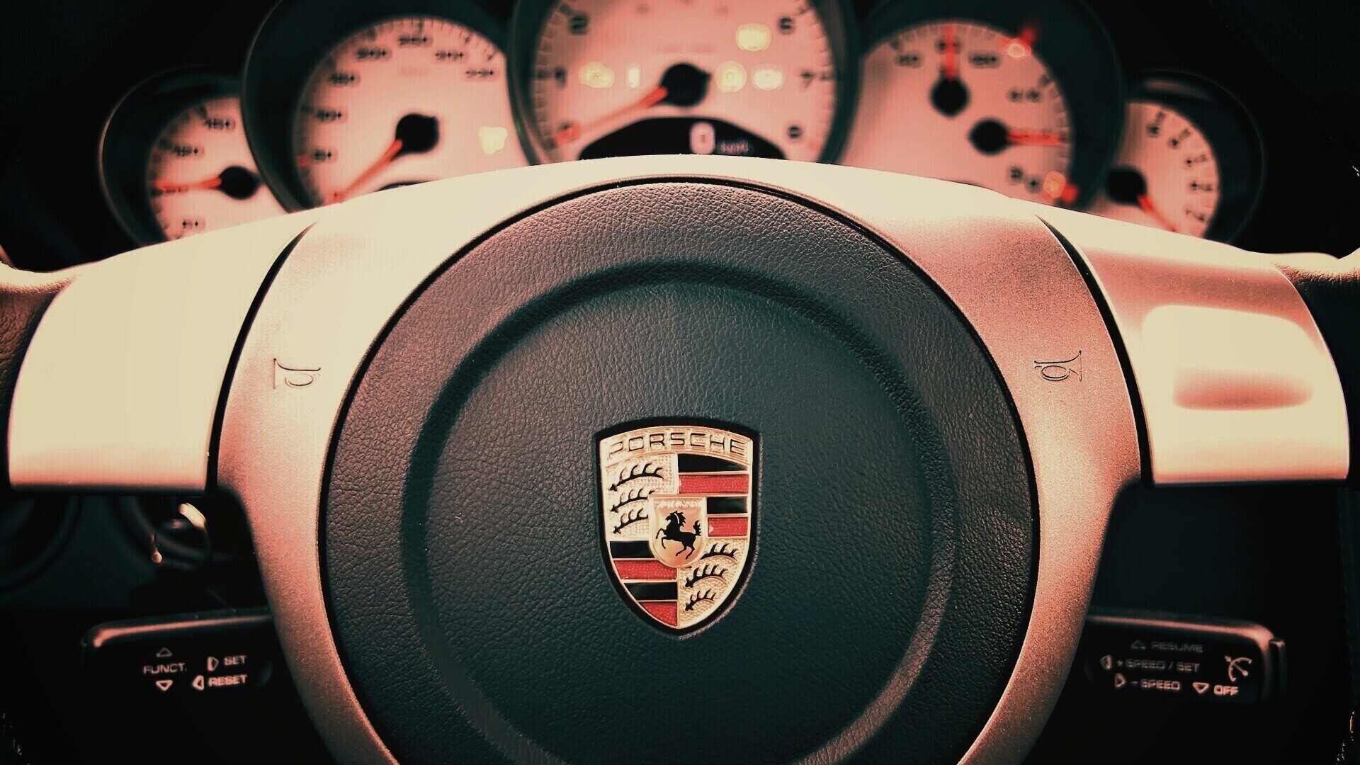 Руль Porshe обои