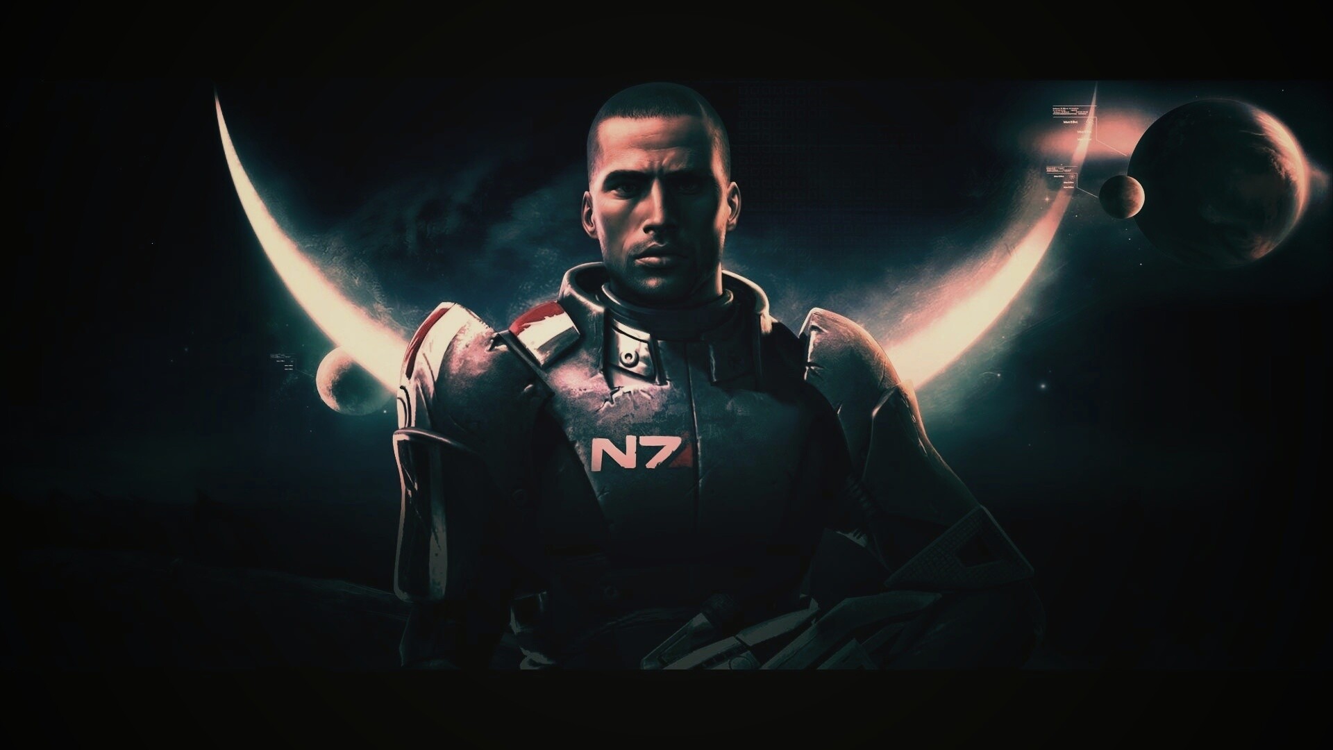 Шепард из Mass Effect обои