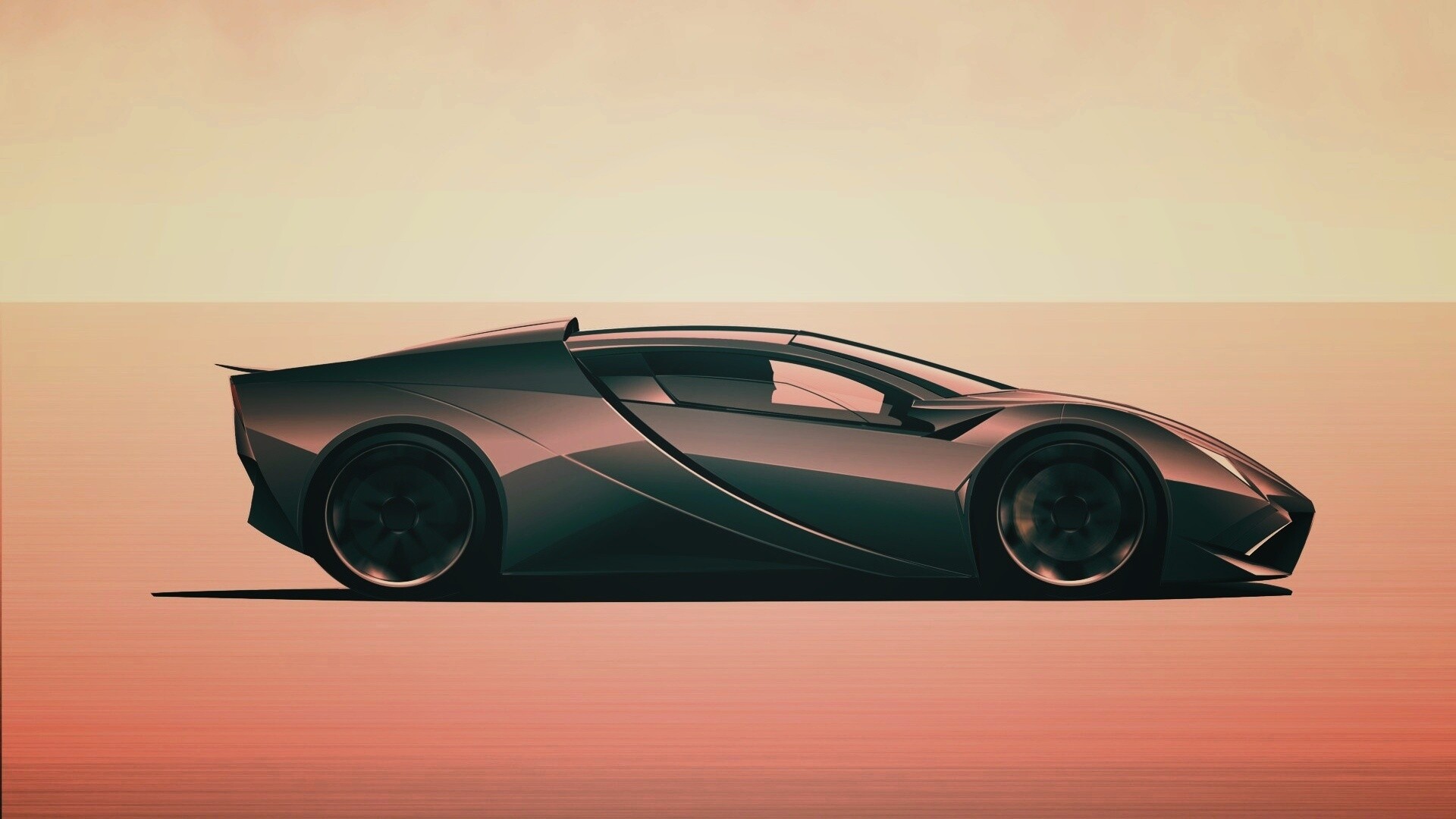 Скетч lamborghini  обои