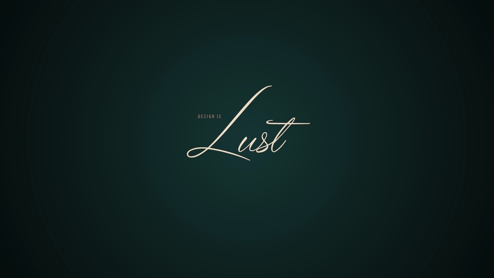Design is lust обои