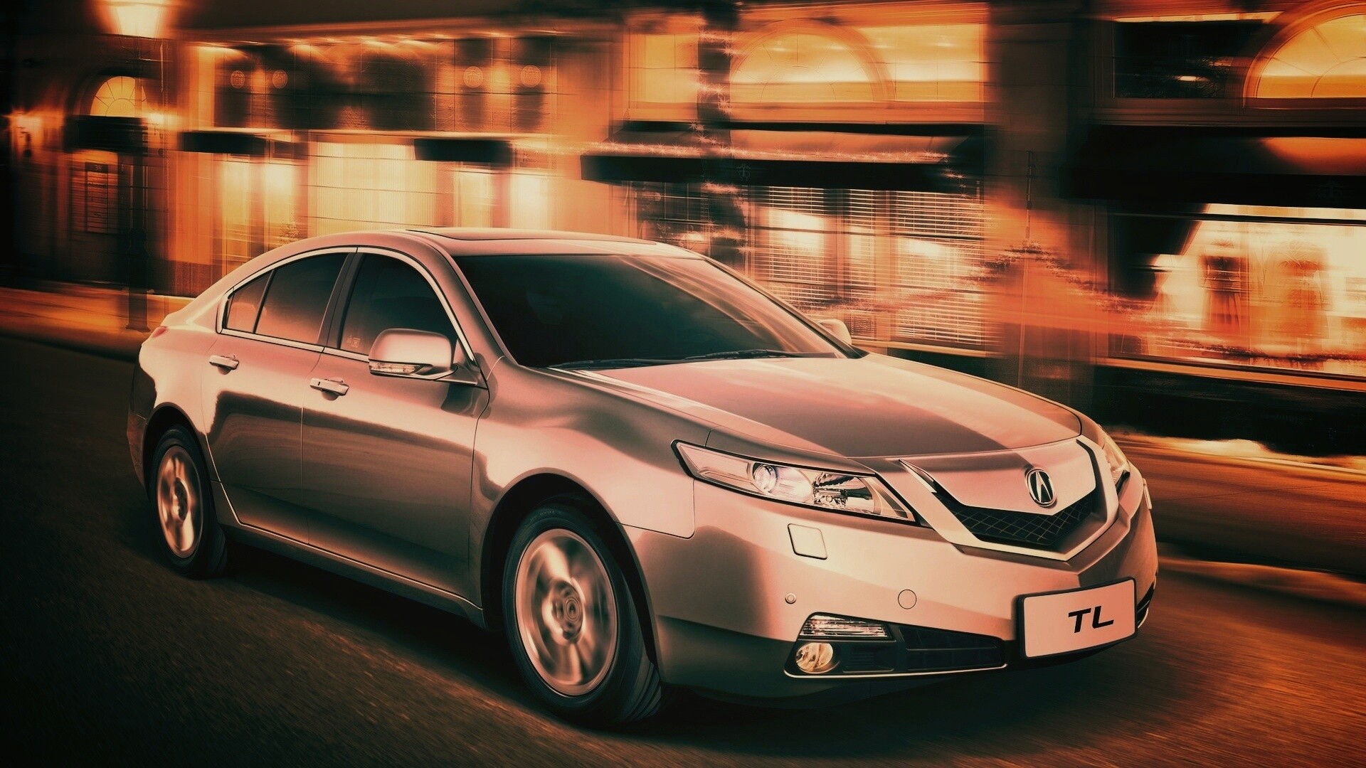 Acura в движении обои