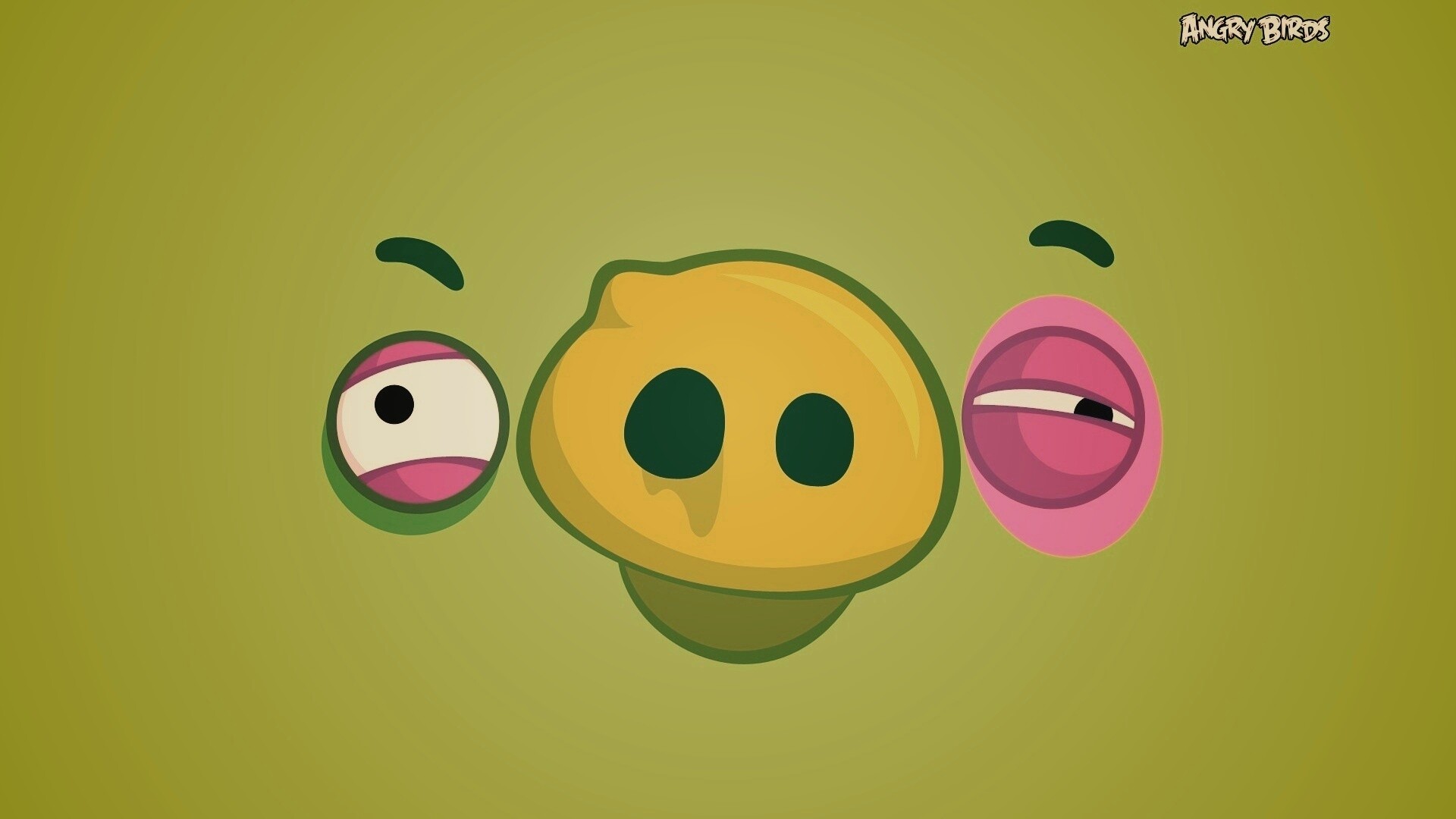 Свинья из Angry Birds обои