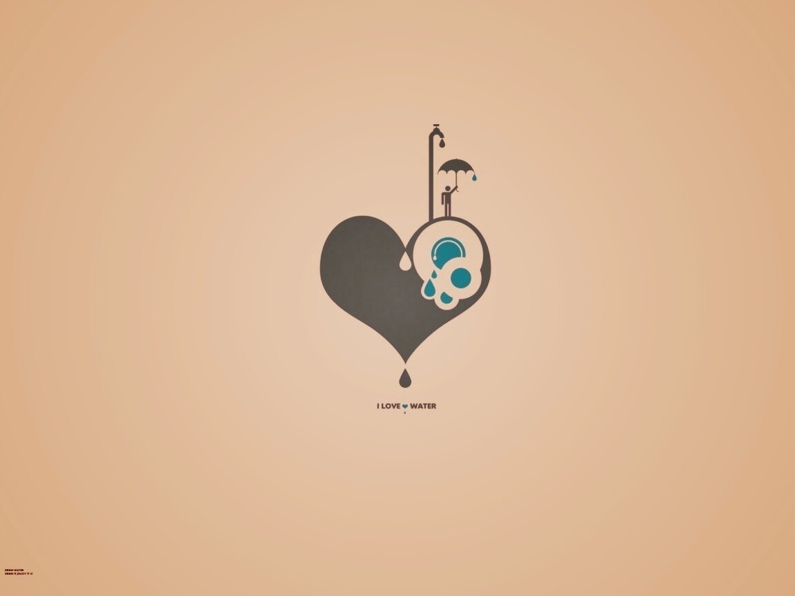 I love water обои