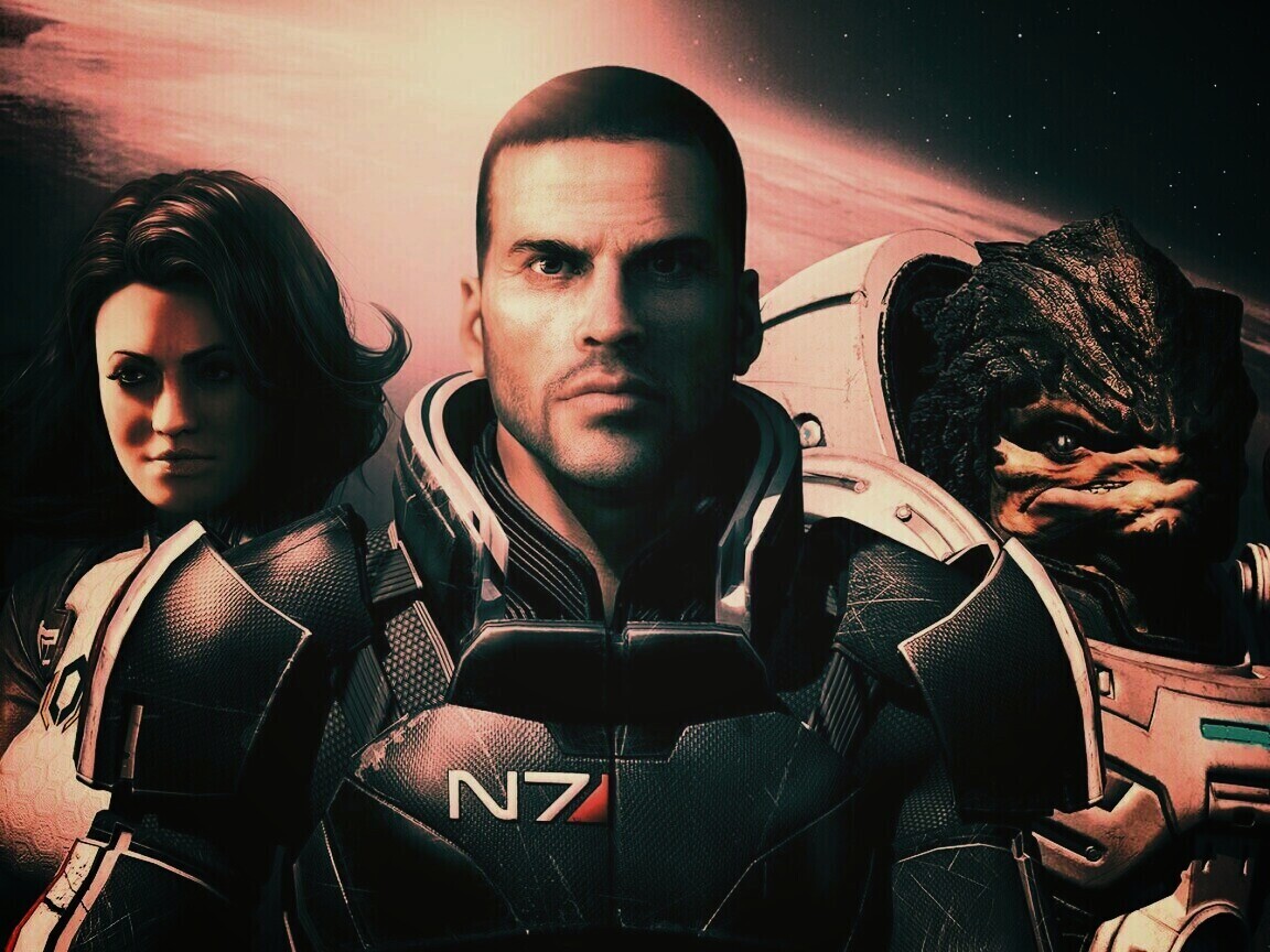 Mass Effect N7 обои
