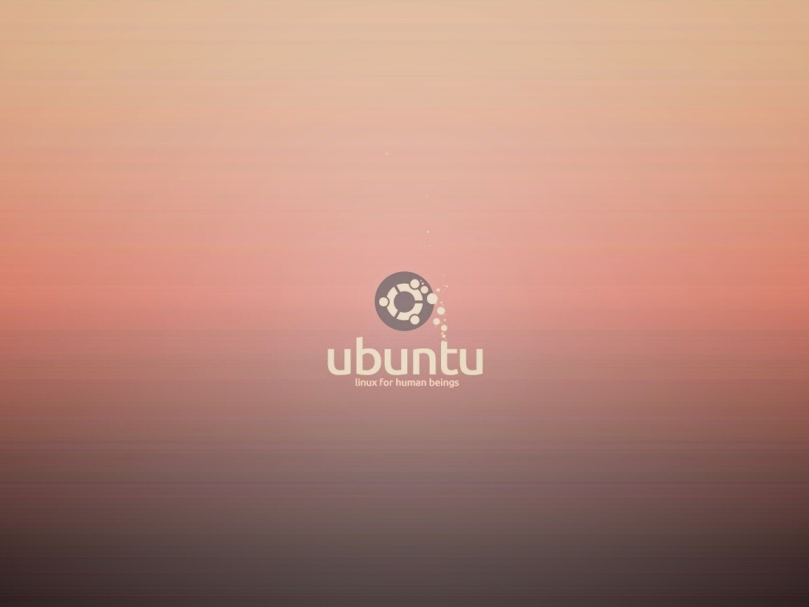 Логотип Ubuntu обои