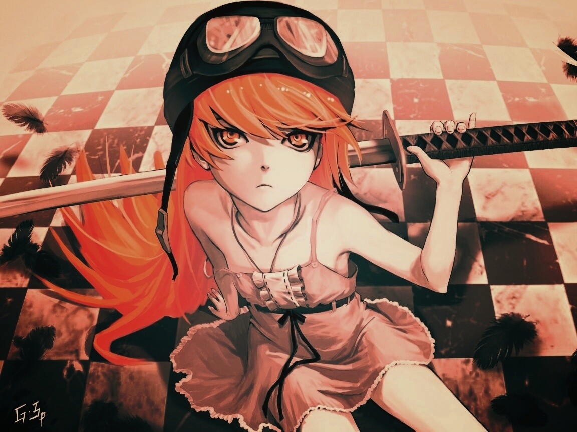 Полувампир из Bakemonogatari обои