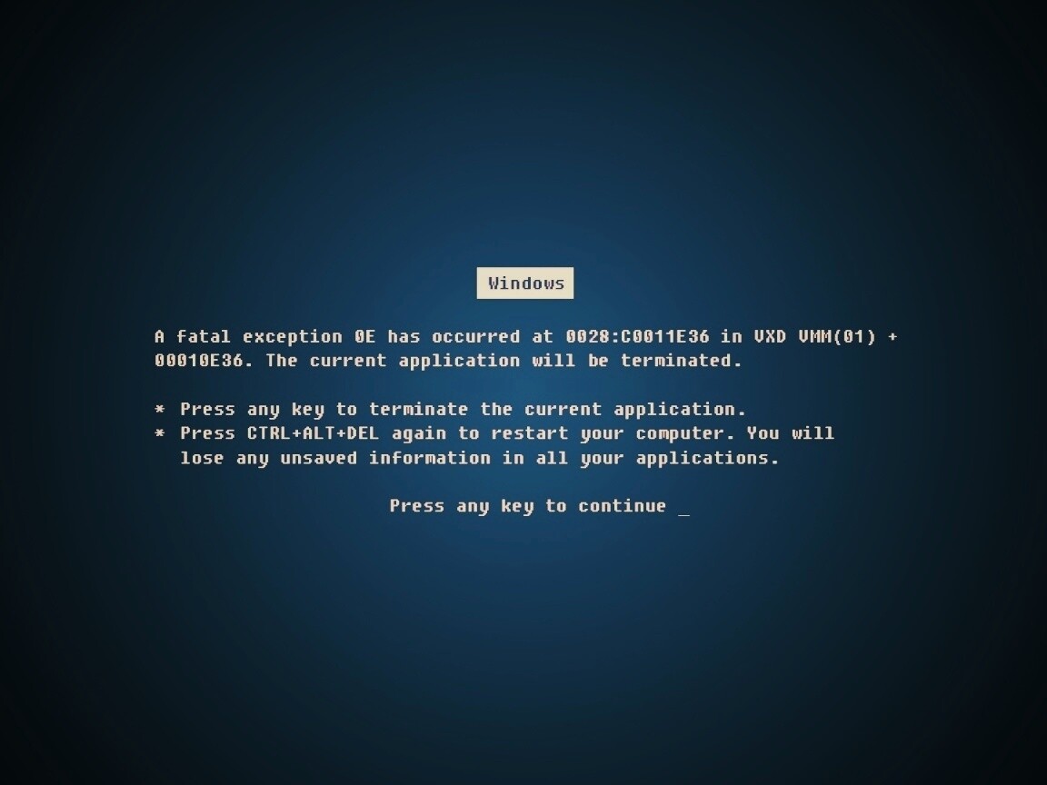 BSOD обои