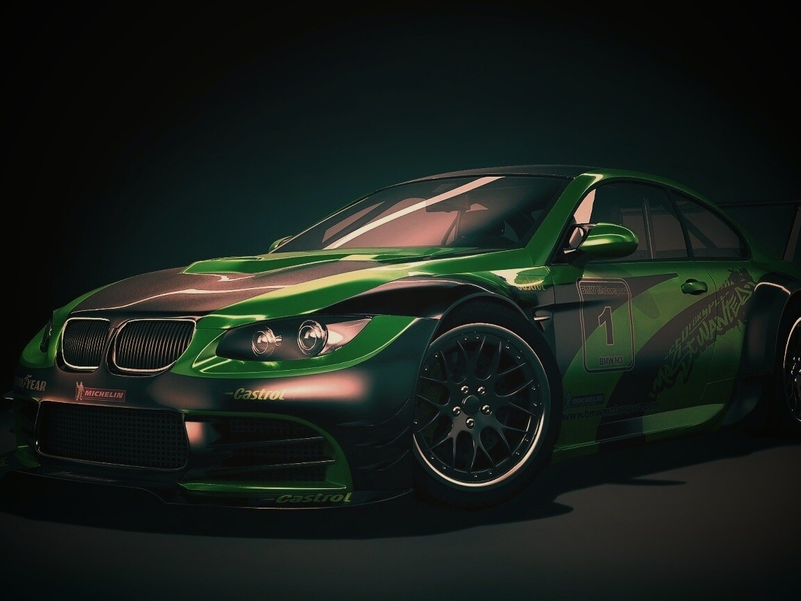 Гоночный BMW M3 обои