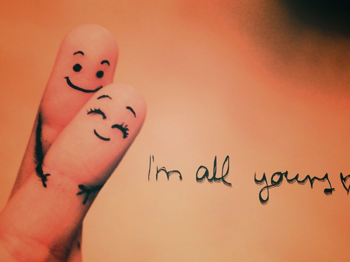 I"m all yours! обои