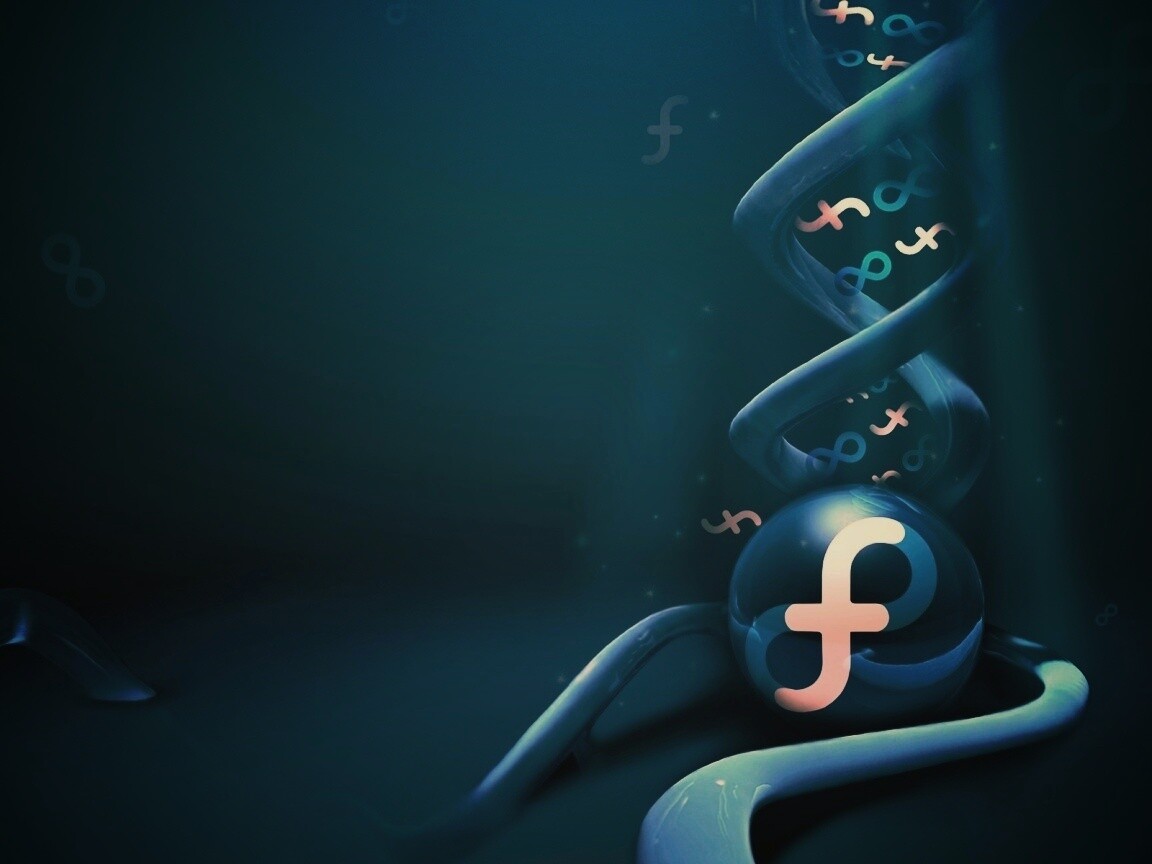 OS Fedora обои