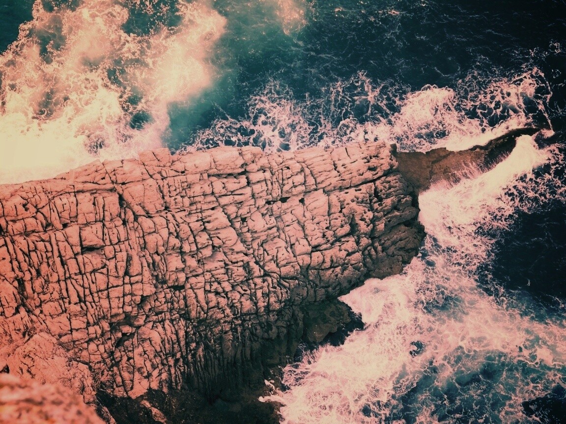 Водораздел в море обои