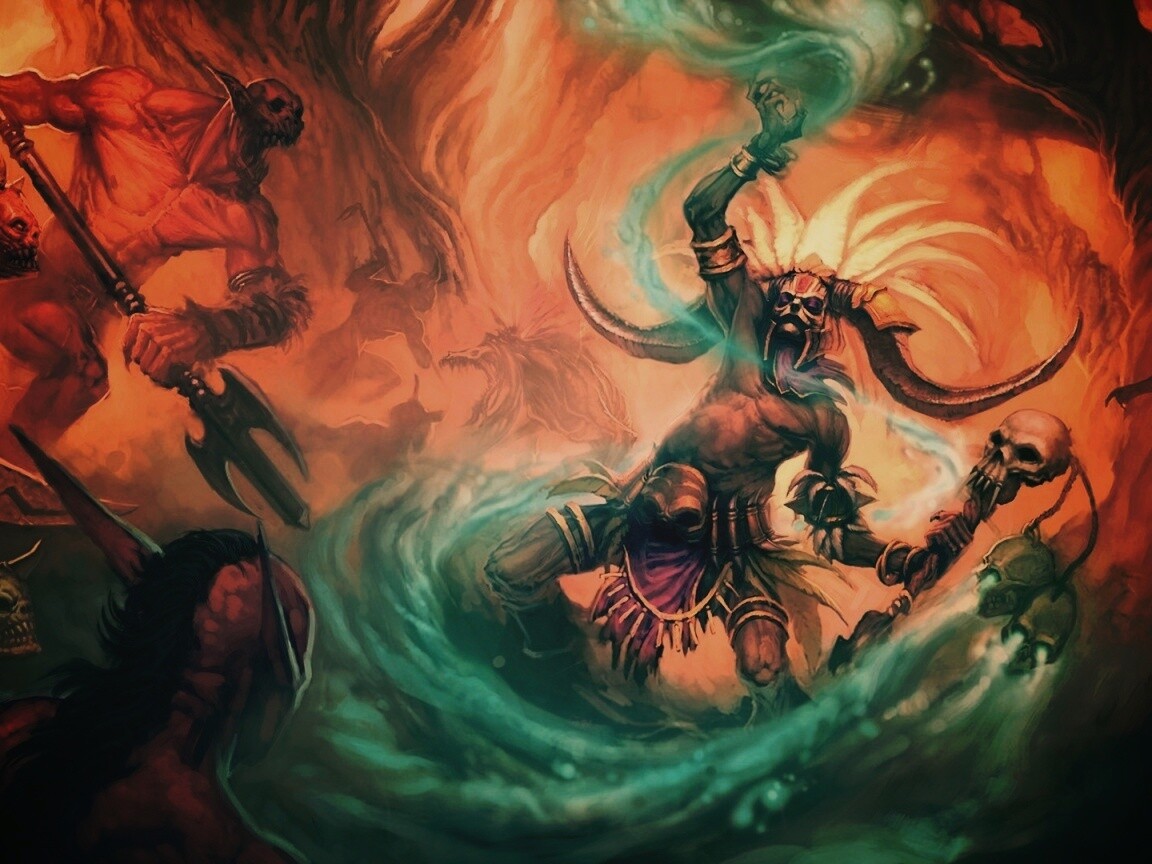 Шаман из Diablo 3 обои