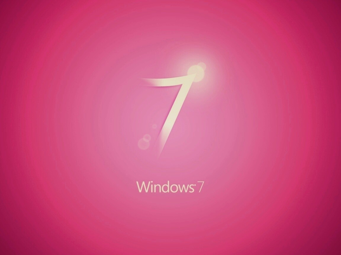 Сиреневый фон Windows 7 обои