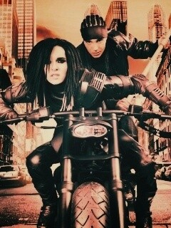 Tokio Hotel на мотоцикле обои