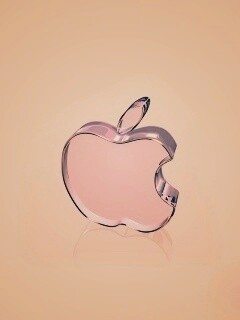 Стеклянный логотип Apple обои