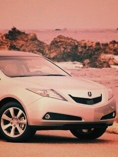 Acura на побережье обои