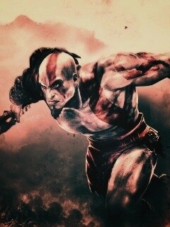 Герой игры God of War обои
