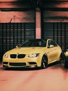 Черный и зеленый BMW M3 обои