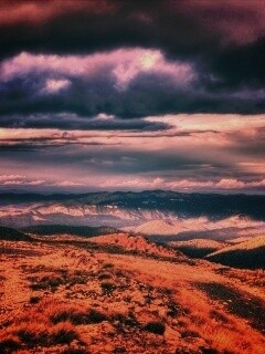 Горы в HDR обои