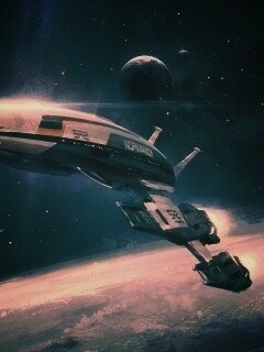 Корабль Normandy обои