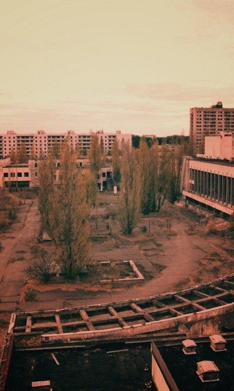 Площадь в Припяти обои