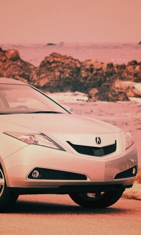 Acura на побережье обои