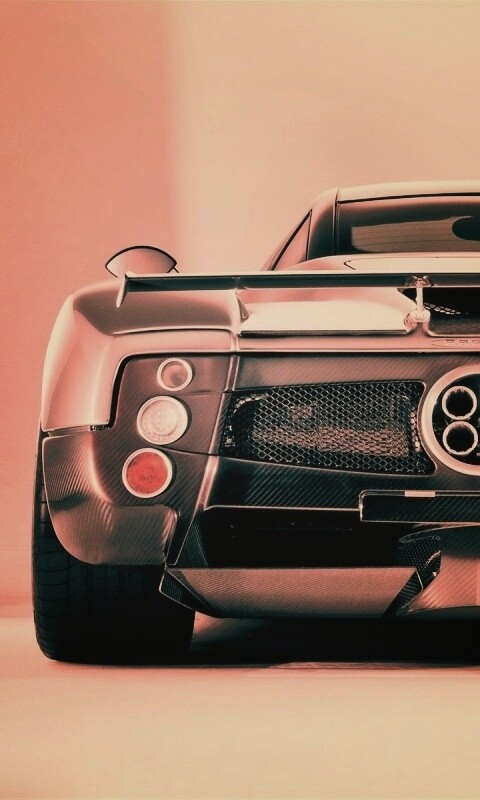 Pagani Zonda сзади обои