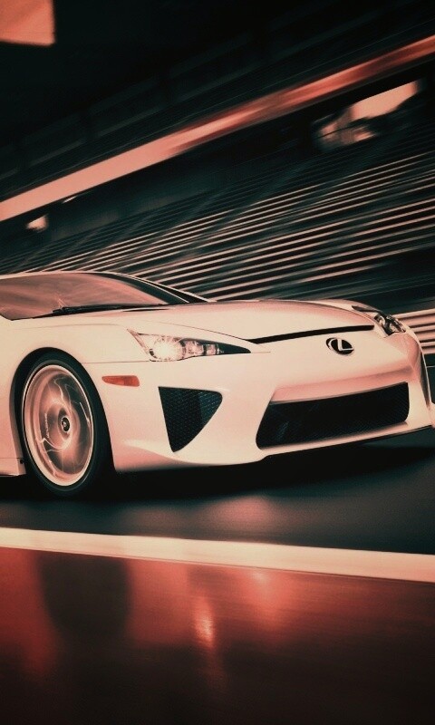 Lexus LFA на тарссу обои