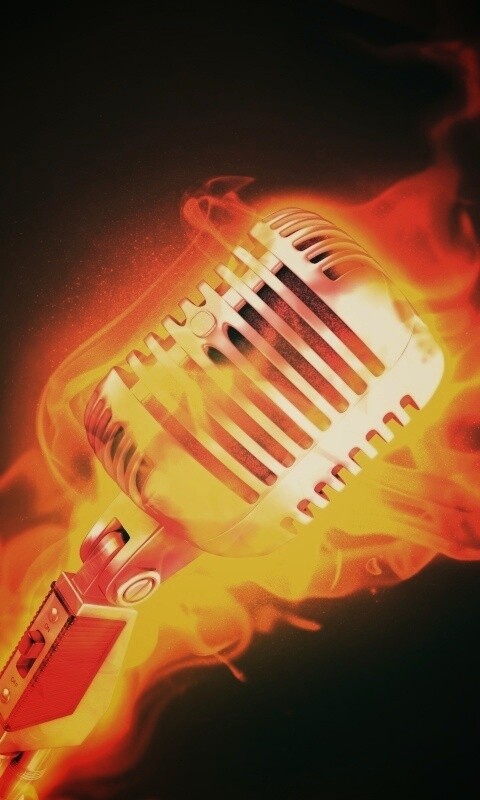 On fire! обои