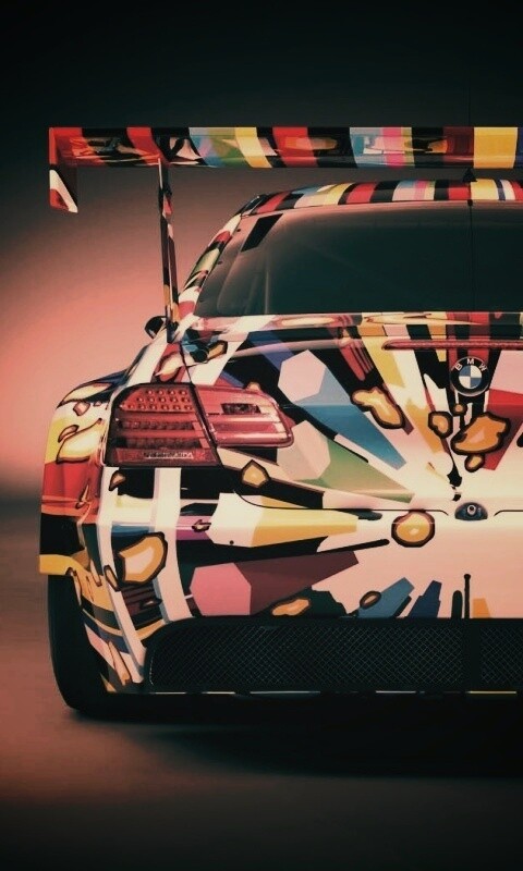 BMW  в сумасшедшем окрасе обои