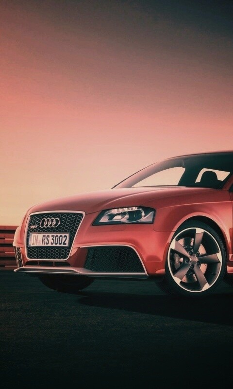 Фотосессия Audi RS3 на треке обои
