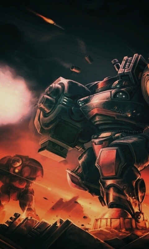 Терраны из StarCraft обои