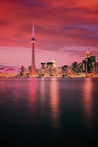 Ночной Торонто обои