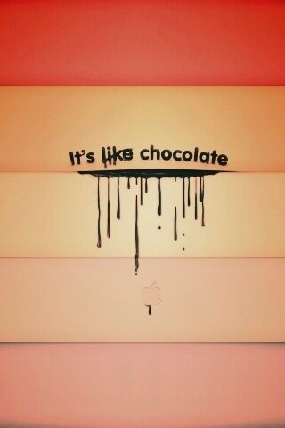 It"s not like chocolate обои