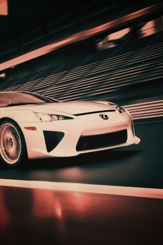 Lexus LFA на тарссу обои