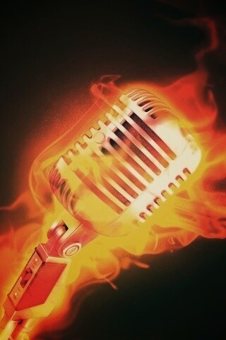 On fire! обои